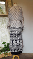 Annie long kimono/indian robe #1 - BETTY & UMA UPCYCLED COLLECTION  