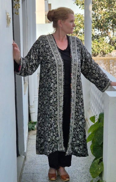 Bettina - vändbar kimono #1 - BETTY & UMA UPCYCLED COLLECTION