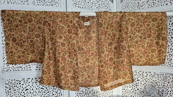 Uma kimono topp #76 - one size, passar S - XL - Betty & Uma Upcycled Collection