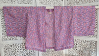 Uma kimono topp #79 - one size, passar S - XL - Betty & Uma Upcycled Collection OBS - fläckar på tyget!