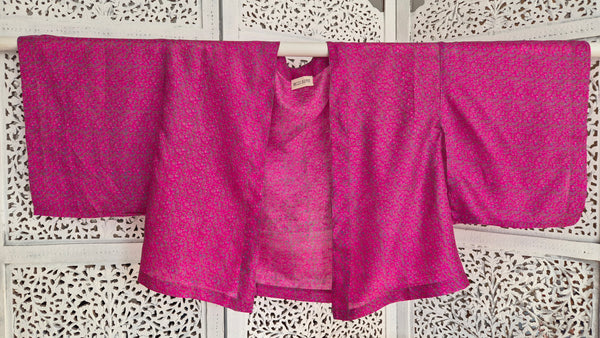 Uma kimono topp #66 - one size, passar S - XL - Betty & Uma Upcycled Collection