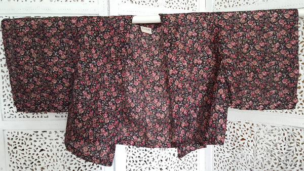 Uma kimono topp #57 - one size, passar S - L - Betty & Uma Upcycled Collection